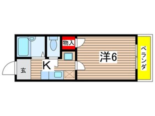 カーサベルデ松栄の物件間取画像